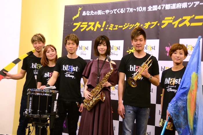 応援サポーター島崎遥香もサックスに挑戦 ブラスト ミュージック オブ ディズニー Spice エンタメ特化型情報メディア スパイス
