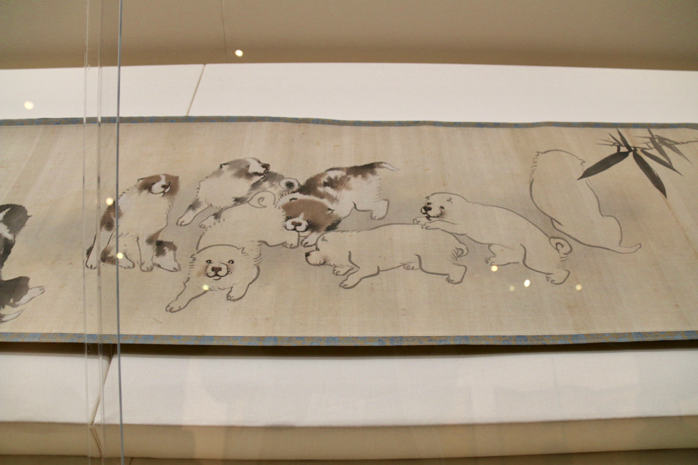 花鳥遊魚図巻　長沢芦雪筆　江戸時代・18世紀　文化庁蔵