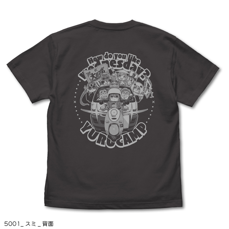 Tシャツ_後ろ (C)あｆろ・芳文社／野外活動委員会
