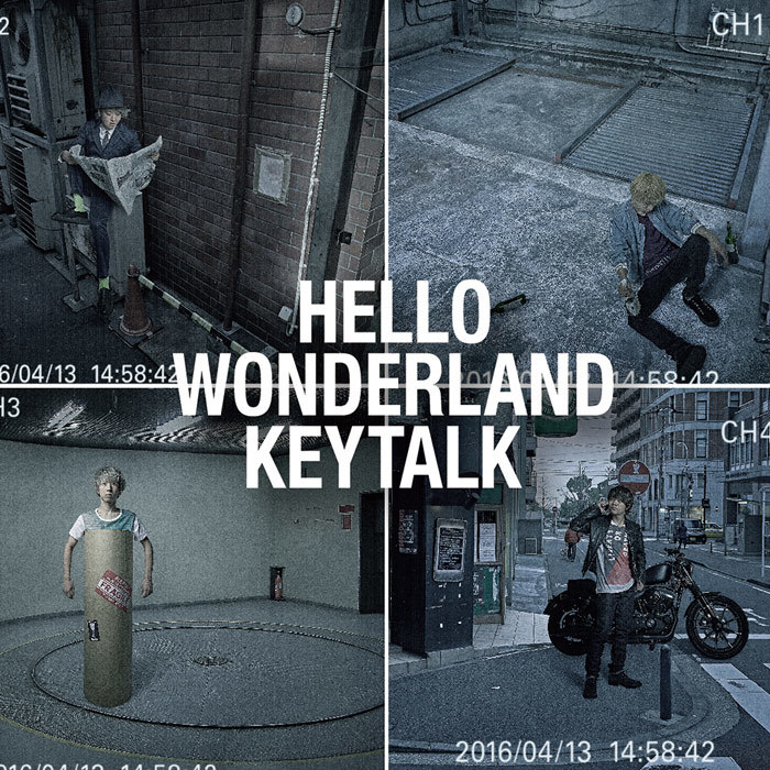 KEYTALK「HELLO WONDERLAND」特典／特製・ジャケステッカー（ノーマル Ver.）