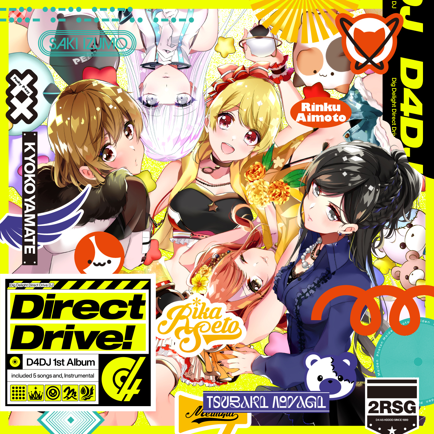 D4DJ 1st Album『Direct Drive!』ジャケット