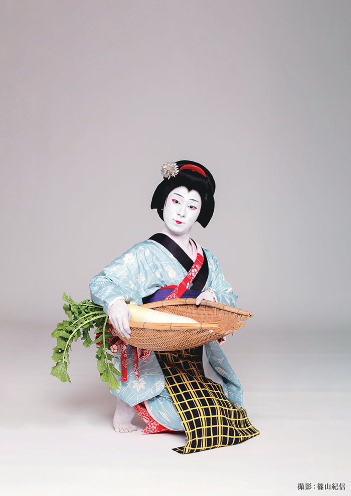 『新版歌祭文 野崎村』久作娘お光=中村鶴松