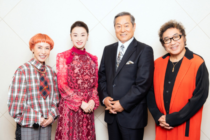 「新感覚時代劇」「最高のエンターテインメント」！松平健・コロッケ・久本雅美・檀れいが語る、舞台『大逆転！戦国武将誉賑』の見どころとは？