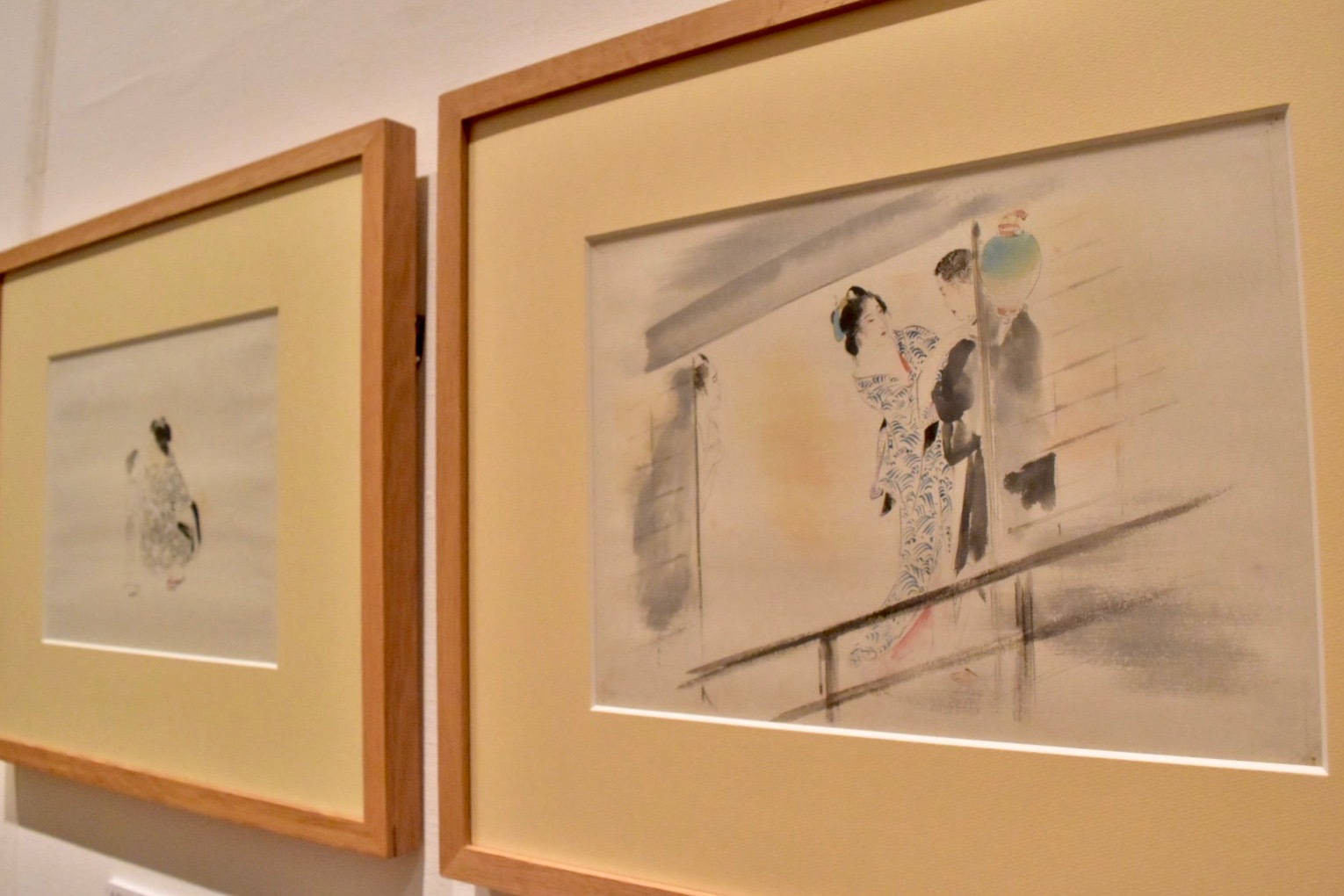 鏑木清方 《にごりえ》（部分） 昭和9年 鎌倉市鏑木清方記念美術館蔵