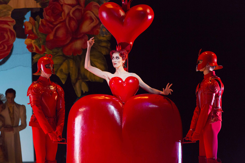 Itziar Mendizabal as the Queen of Hearts in Alice's Adventures in Wonderland  © ROH Johan Persson 2013