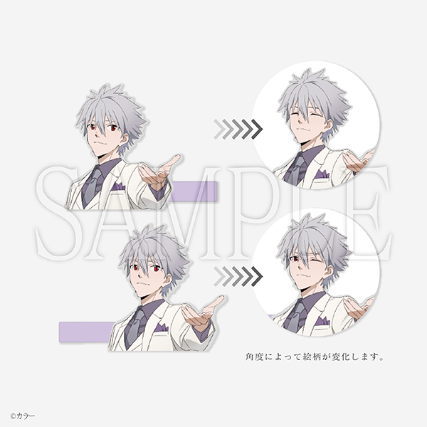 アクリルヘアクリップ（2種） 各1,320円（税込）発売元：ムービック （C）カラー（C）カラー／Project Eva.