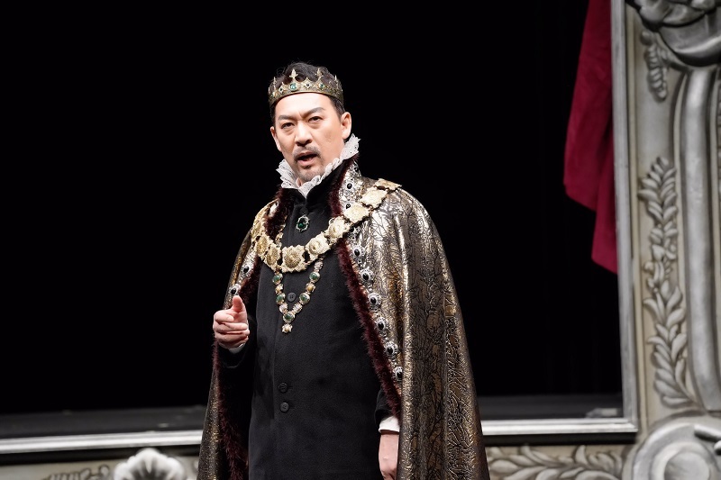王クローディアス役　福井晶一 　　　　　　　カメラマン：間野真由美　（C）2025.ルネサンス音楽劇 ハムレット