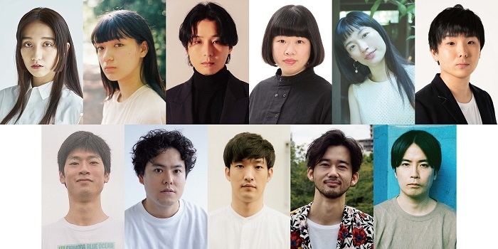 （上段左から）長井短、祷キララ、ファン・リハン、伊藤修子、李そじん、森優作（下段左から）、田中祐希 、前原瑞樹、森一生、山科圭太、玉田真也