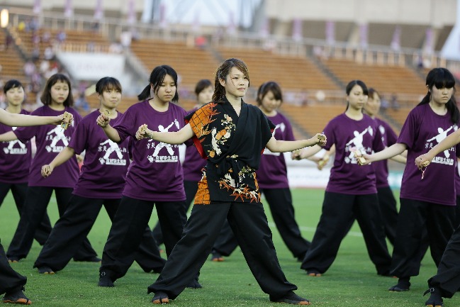 当日は京都の学生による「京炎そでふれ！」の演舞が行われる