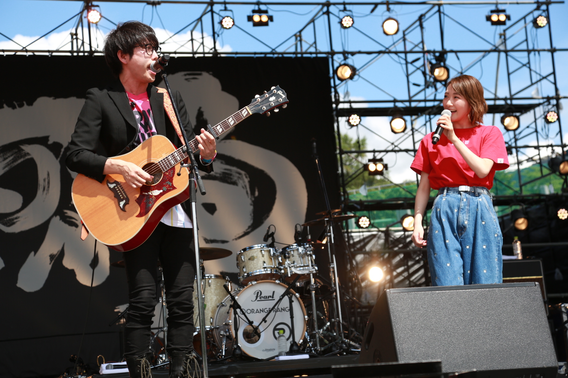 高橋優、生駒里奈『秋田CARAVAN MUSIC FES 2018』2018.9.2 撮影＝新保勇樹