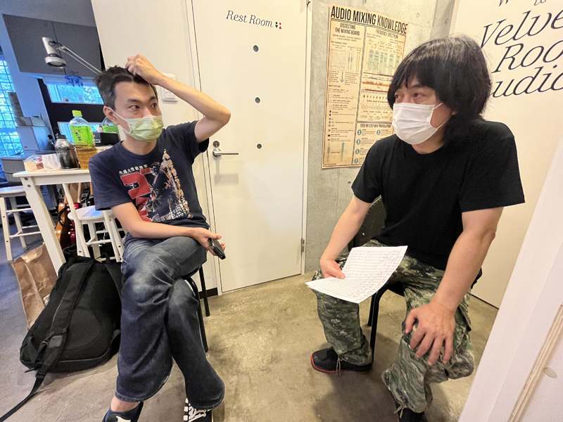 レコーディングの様子