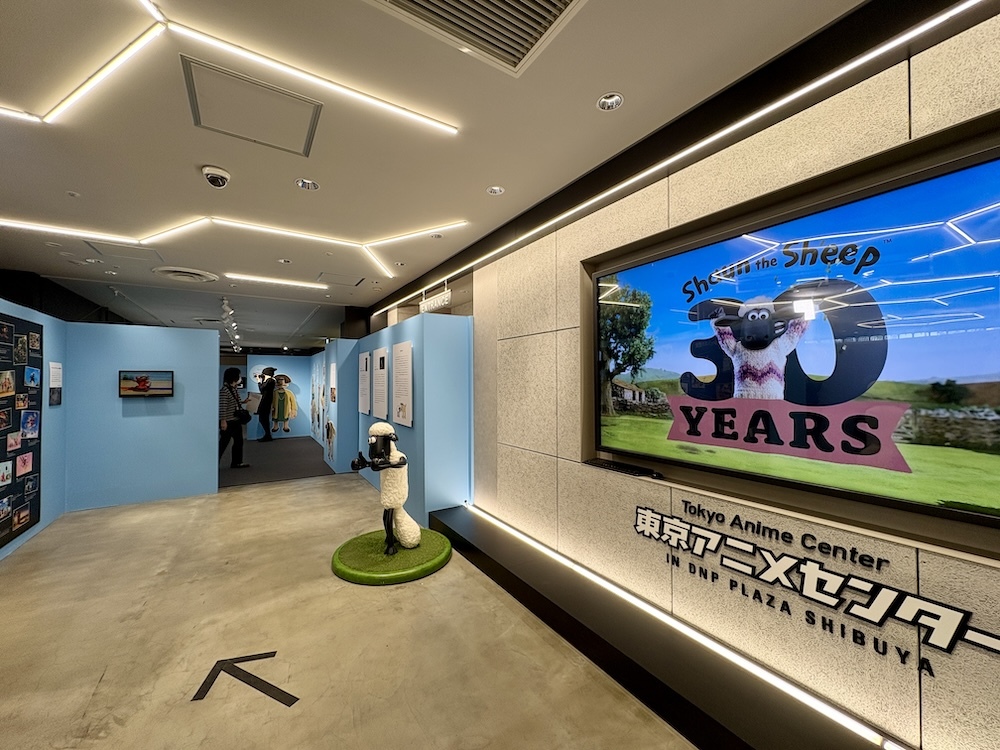 『ひつじのショーン展 with ウォレスとグルミット』エントランス