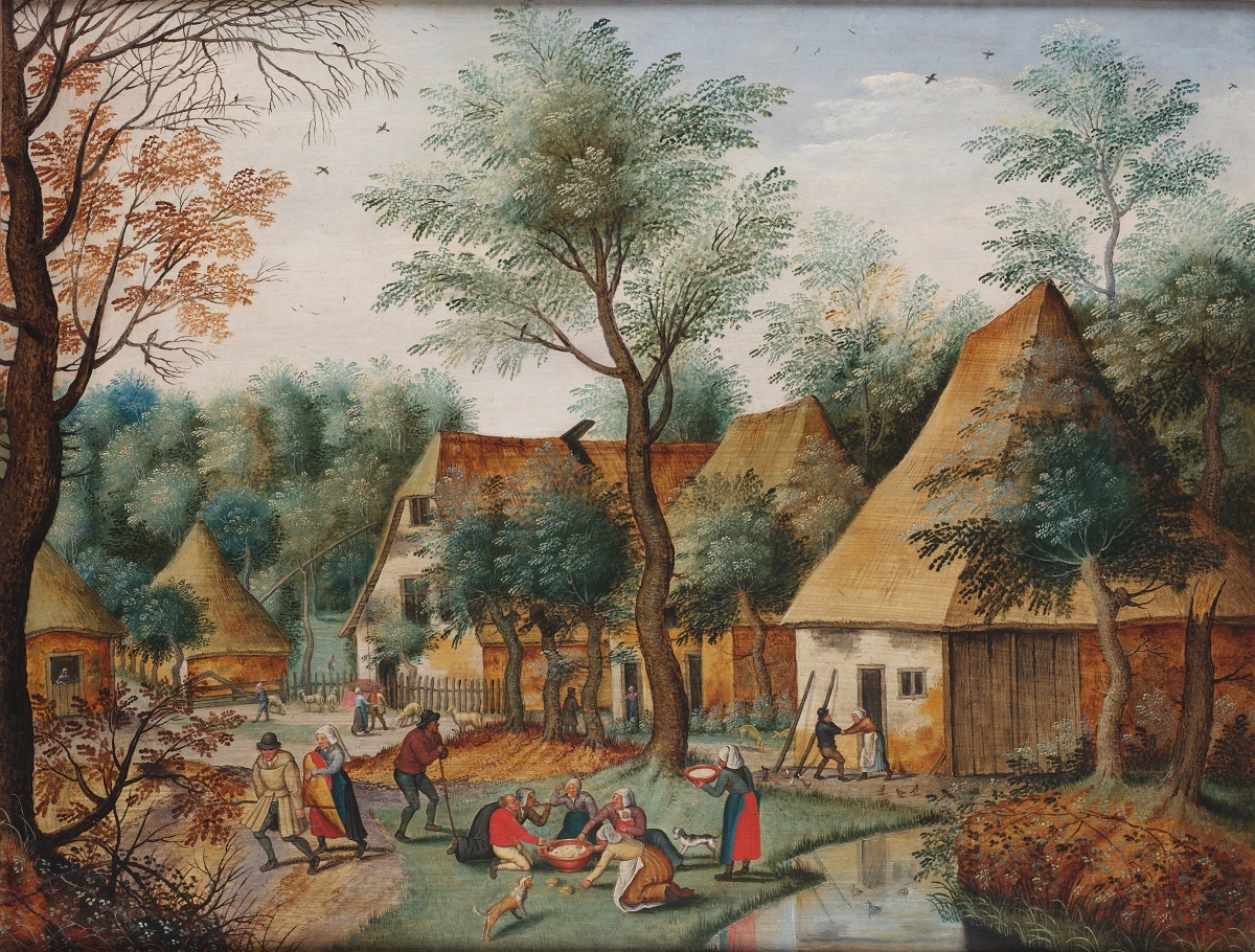 ピーテル・ブリューゲル（子）《フランドルの村》 プラハ国立美術館©National Gallery in Prague 2016