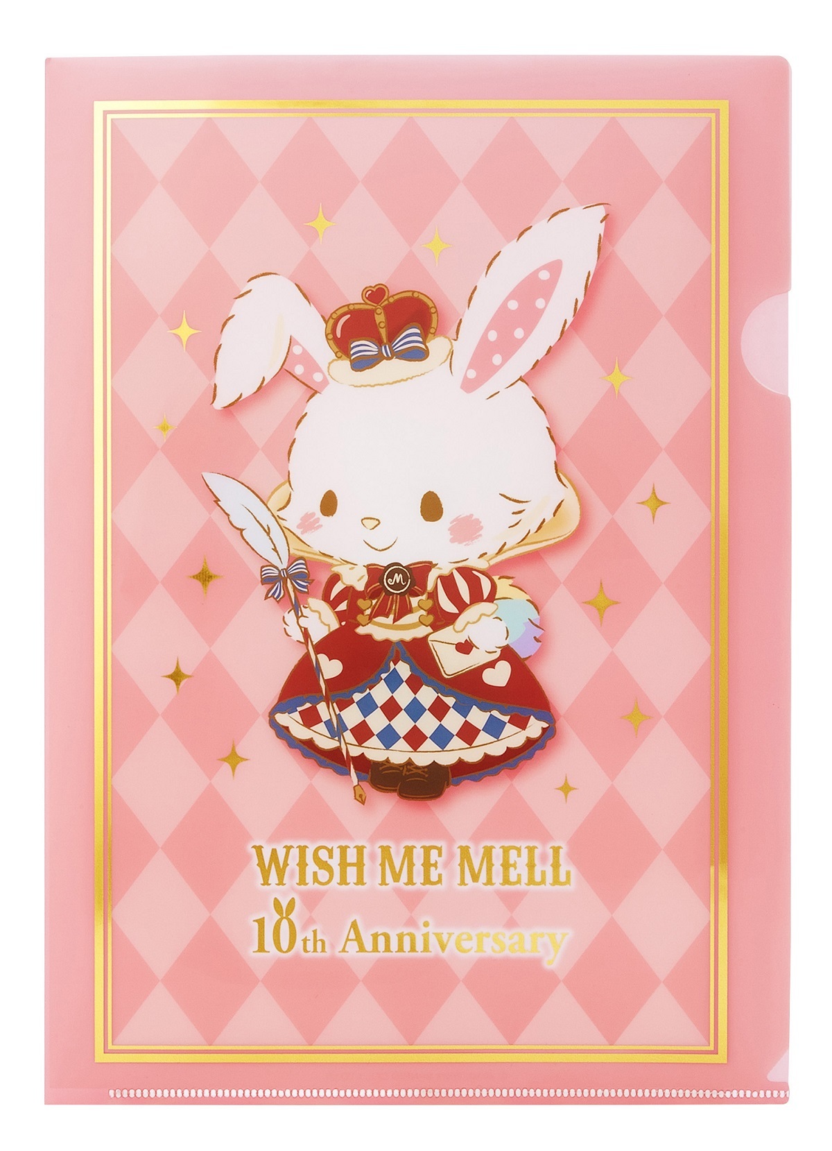 ウィッシュミーメル 10th Anniversary A4クリアファイル 550円