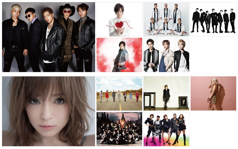 a-nation』第1弾でBIGBANG、浜崎あゆみ、DAIGO、三浦大知ら全12組発表