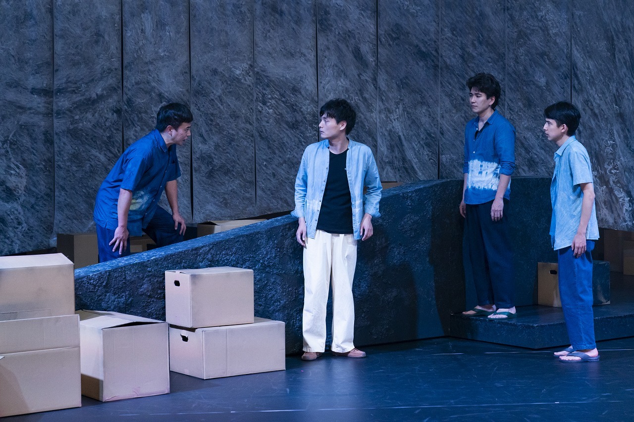 （左から）南里双六、亀田佳明、神田青、小川ゲン 　撮影：引地信彦