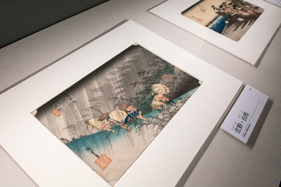 歌川広重（初代）《東海道五拾三次之内 庄野・白雨》1833-36(天保4-7)年頃 山種美術館