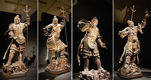 四天王立像（13世紀、奈良・興福寺所蔵、南円堂安置）