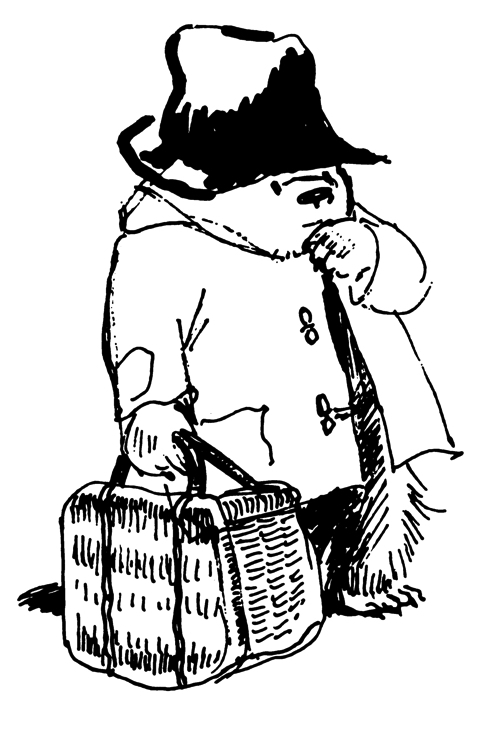 ペギー・フォートナム画 「パディントン」シリーズの挿絵（複製） Illustrated by Peggy Fortnum (C) Paddington and Company Ltd 2018