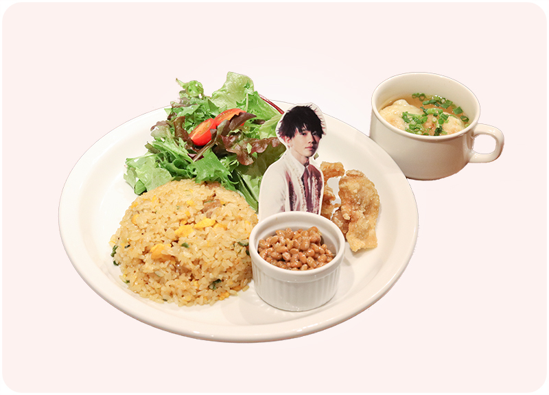 花村想太プロデュース 　納豆チャーハンプレート