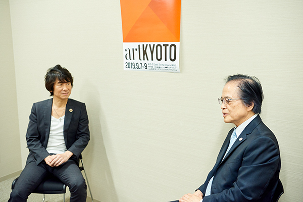 來住尚彦 一般社団法人 アート東京 代表理事と佐々木丞平 京都国立博物館 館長の対談