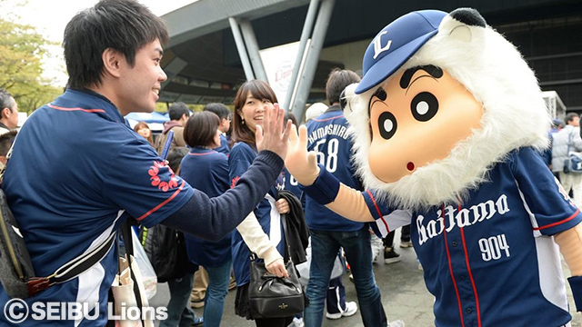 レオしんちゃん開場グリーティング