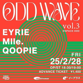 クリエイティブマンが運営するライブハウス「SPACE ODD」が新人アーティストに焦点をあてたイベント「ODD WAVE ol.3」を開催