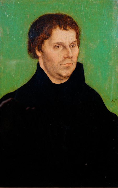ルカス・クラーナハ（父）《マルティン・ルターの肖像》 1525年 ブリストル市立美術館 © Bristol Museums,Galleries＆Archives