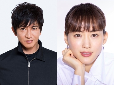 左から、木村拓哉、綾瀬はるか