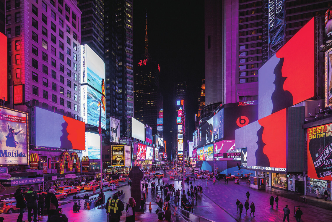 Much Better Than This, Times Square Midnight Moment, New York, 2015 Photography by Michael Wells