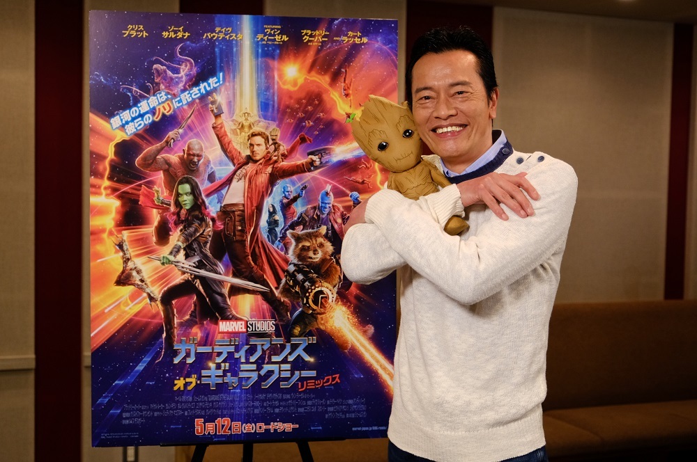 遠藤憲一がベビー グルートになるための ヤバい 役作りとは 映画 ガーディアンズ オブ ギャラクシー リミックス 憑依映像 Spice エンタメ特化型情報メディア スパイス