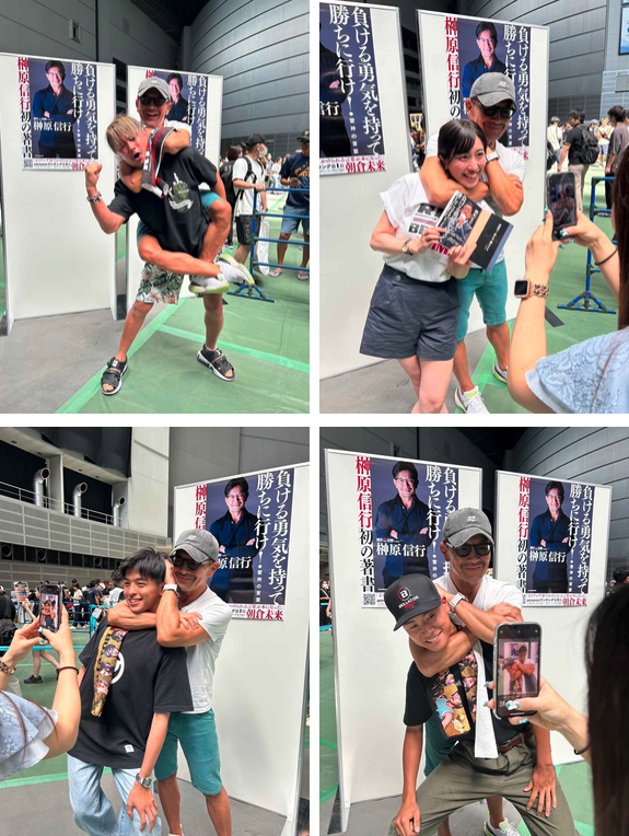 榊原CEOとの2ショット撮影会も