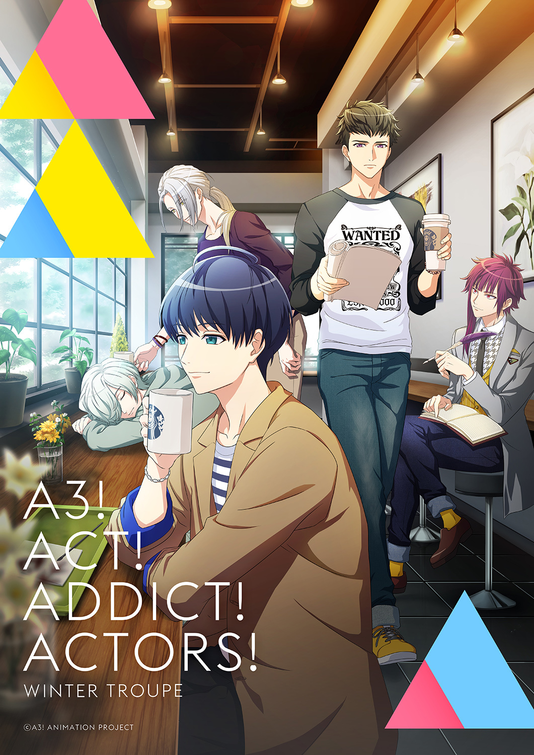 TVアニメ『A3!』SEASON WINTERキービジュアル  (C)Liber Entertainment Inc. All Rights Reserved.