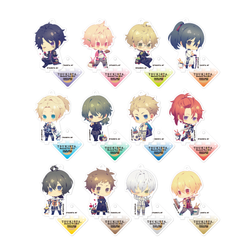トレーディングアクリルスタンドキーホルダー（全12種） 600円 (Ｃ)TSUKISTA. MT