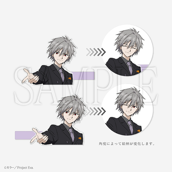アクリルヘアクリップ（2種） 各1,320円（税込）発売元：ムービック （C）カラー（C）カラー／Project Eva.