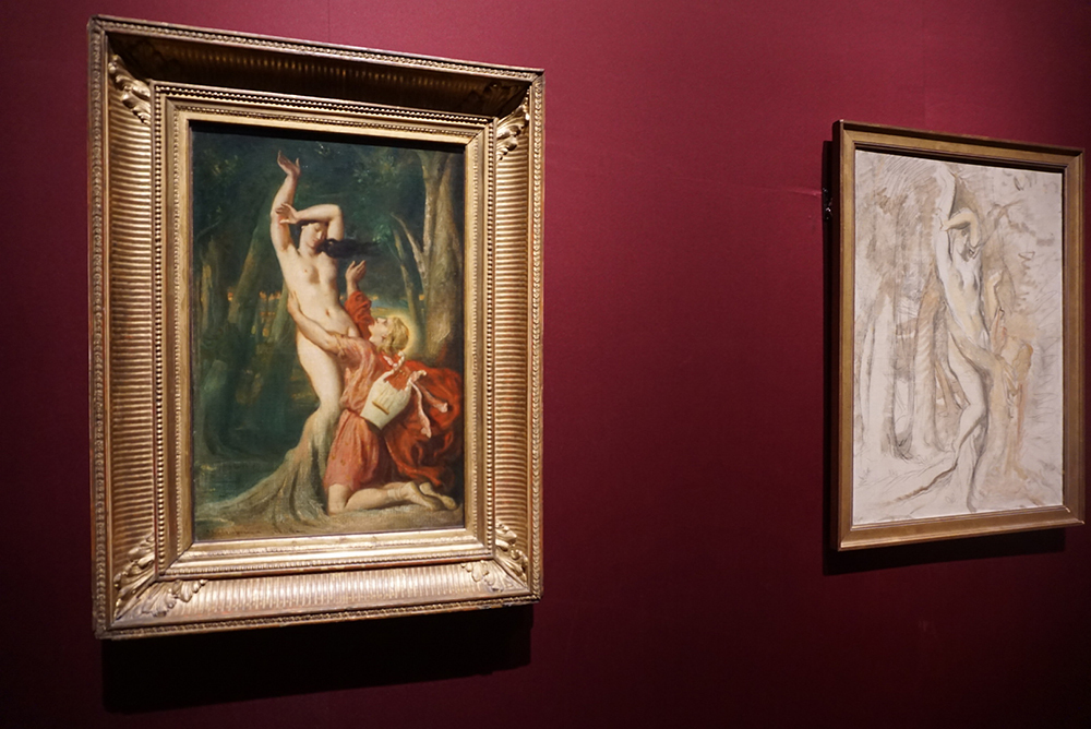 テオドール・シャセリオー ＜アポロンとダフネ＞ 1845年 パリ、ルーヴル美術館
