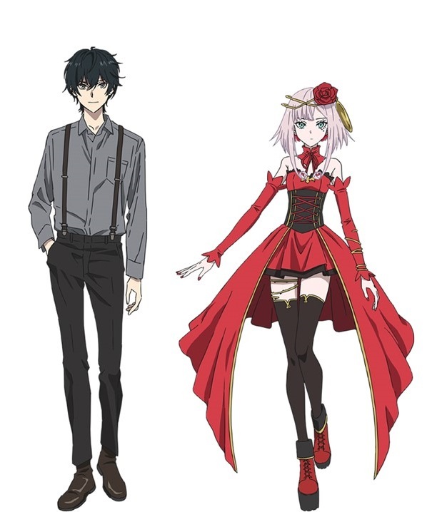 朝雛タクト（CV:内山昂輝）／運命（CV:若山詩音） (c) DeNA／タクトオーパスフィルハーモニック