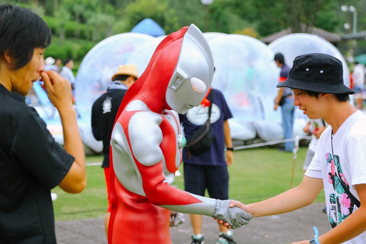 2日目後半にやっと会えたウルトラマン