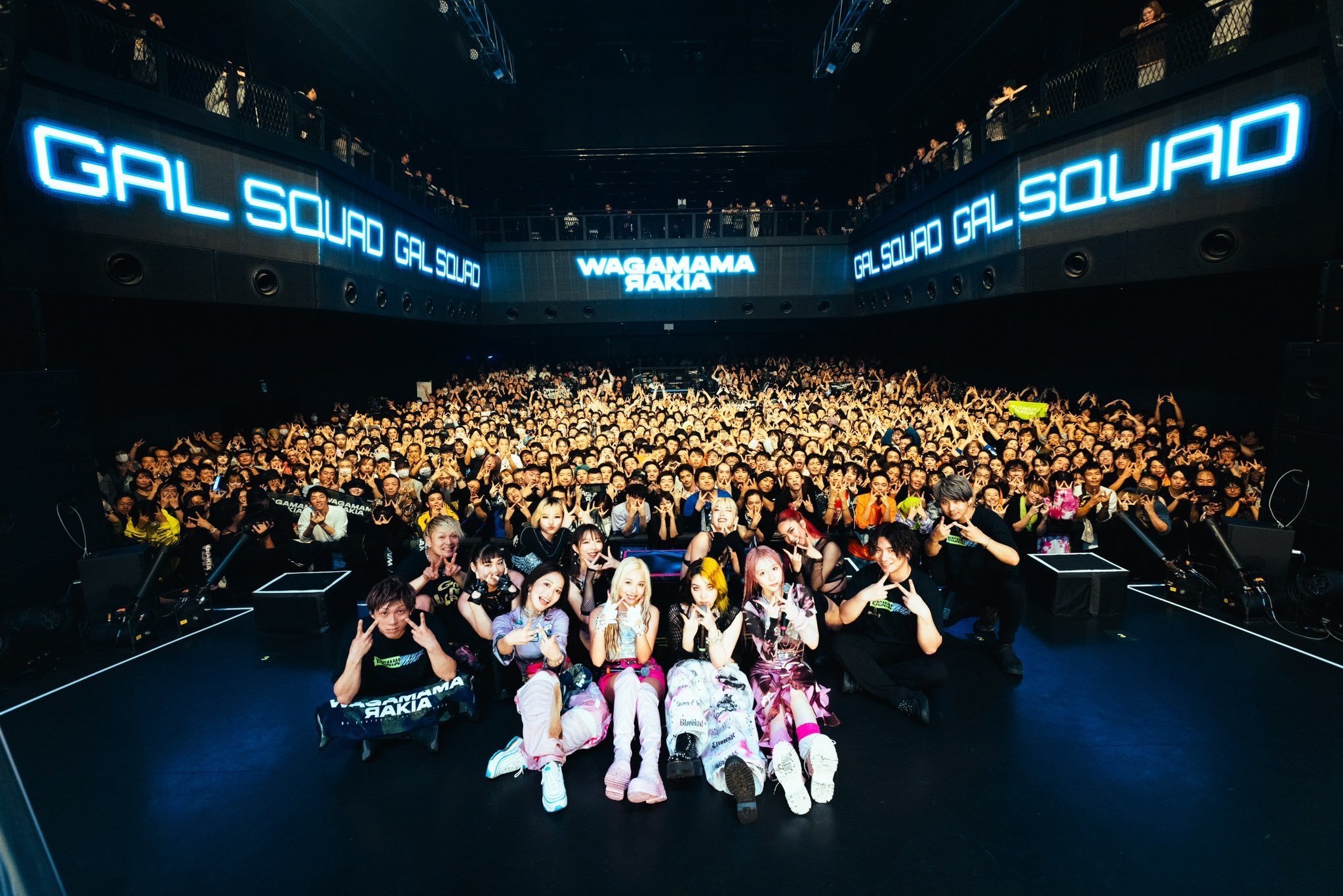 [我儘ラキア]GAL SQUAD at Zepp Shinjukuステッカー