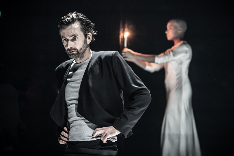 David Tennant and Cush Jumbo MACBETH  Photo by Marc Brenner