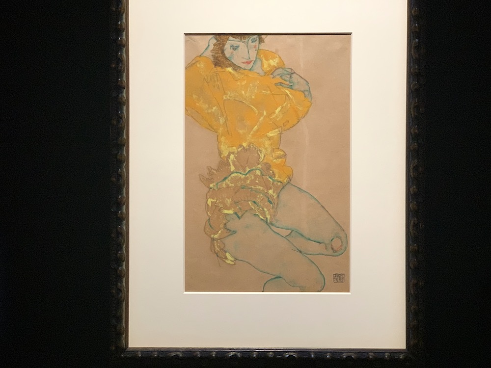 エゴン・シーレ《黄色の女》1914年　宮城県美術館蔵