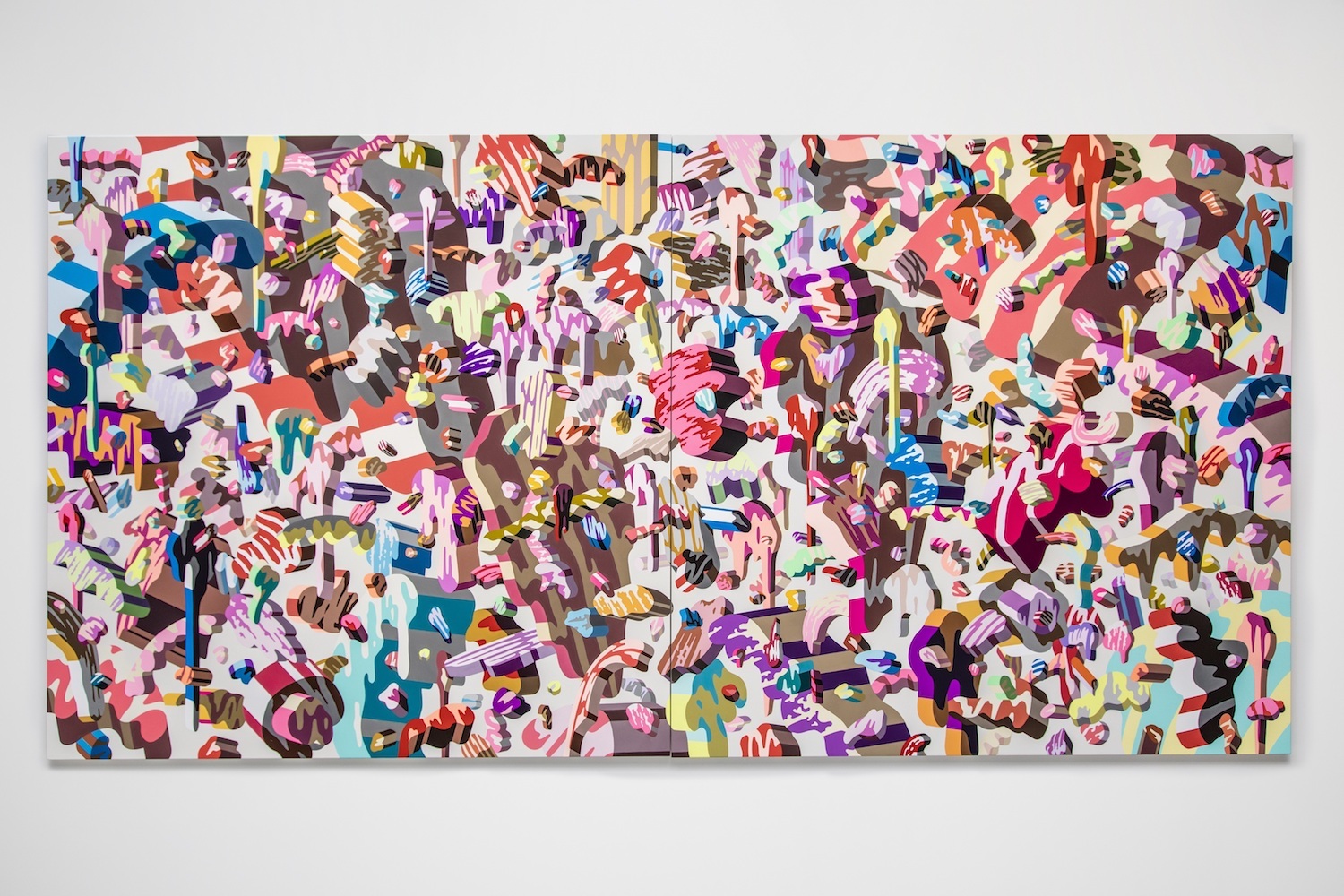山口聡一「Overlap of paint (dot3)」