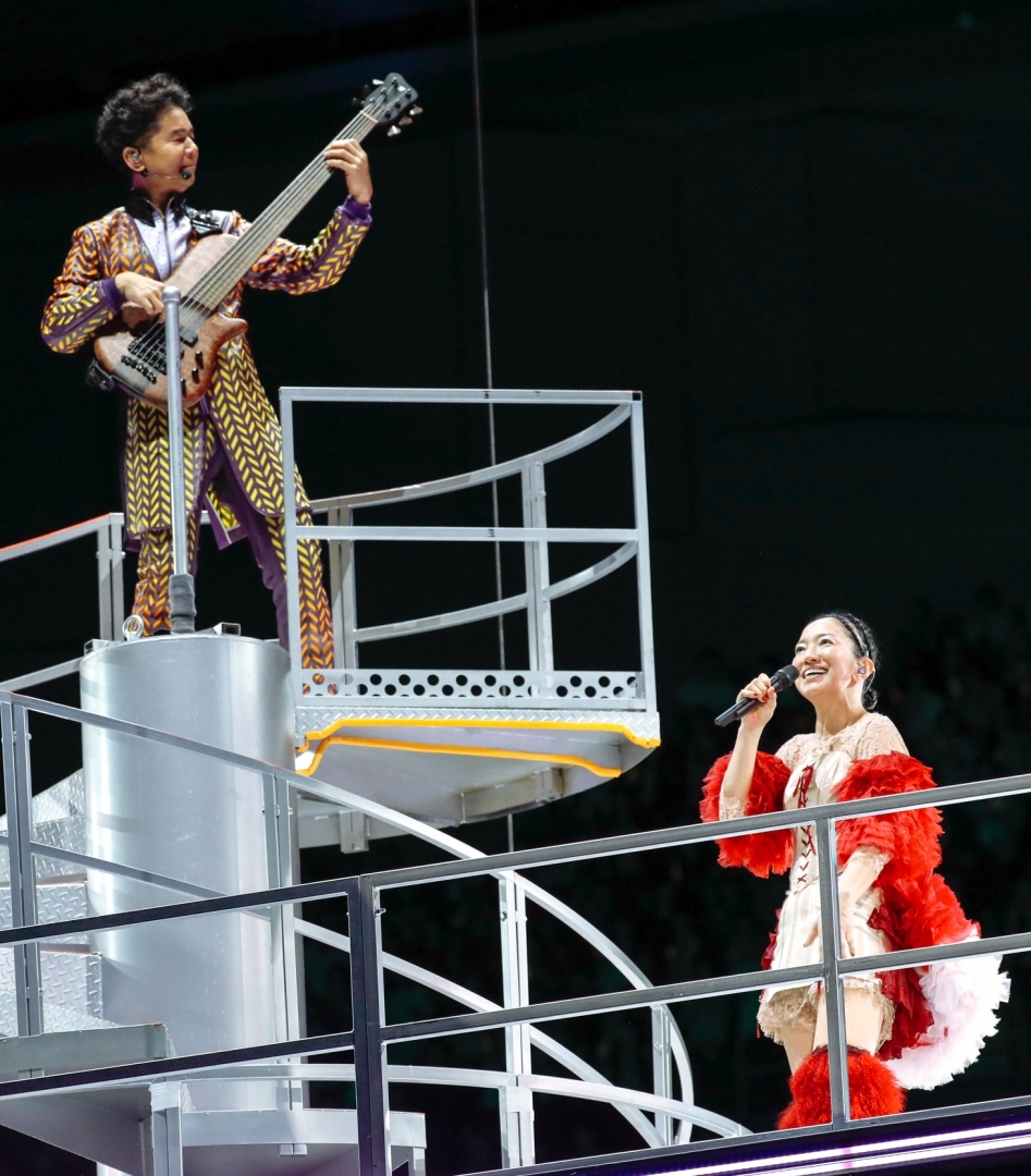 DREAMS COME TRUE『かんぽ生命 Presents DREAMS COME TRUE CONCERT TOUR 2017/2018 THE DREAM QUEST』大阪城ホール公演 撮影＝中河原理英