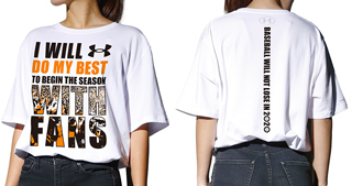 「WITH FANS」Tシャツ（WHITE）：税込5,500円