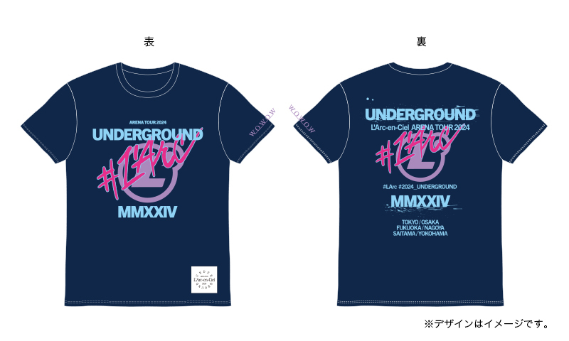 L'Arc～en～Ciel×WOWOW Collaboration 限定Tシャツ