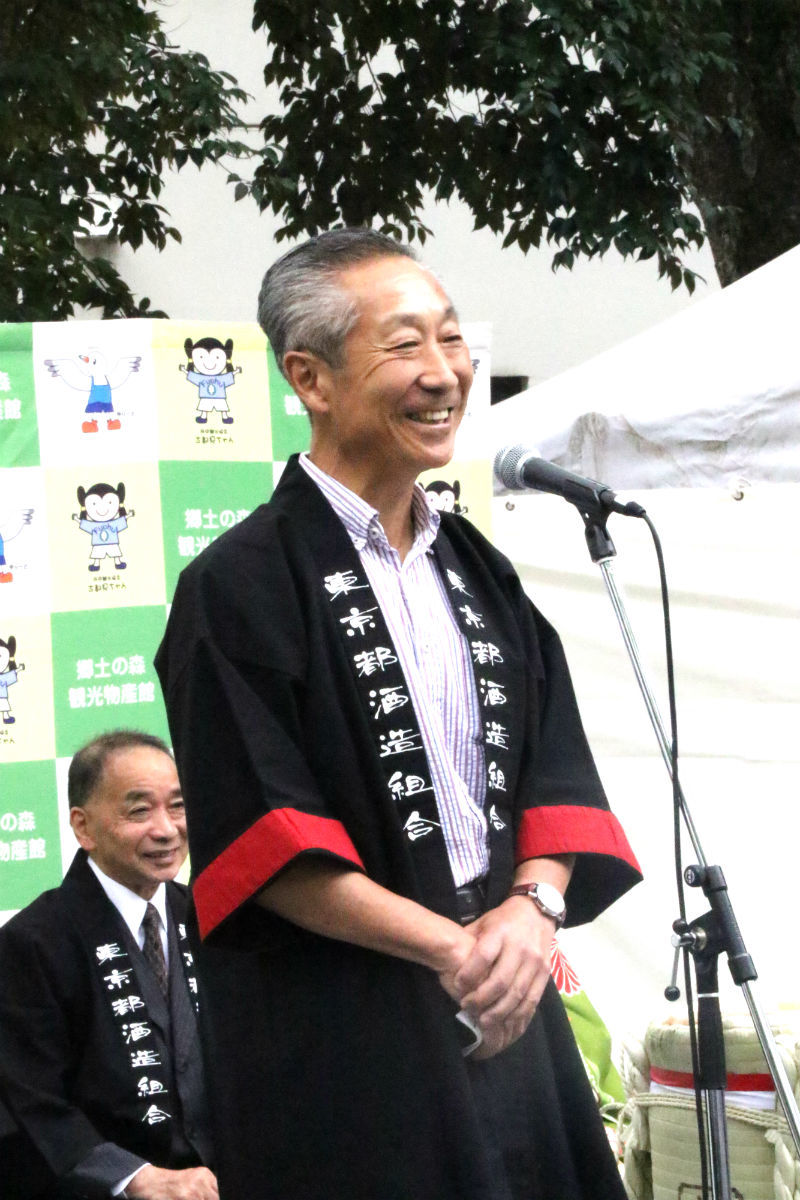 東京都酒造組合会長・小澤順一郎氏