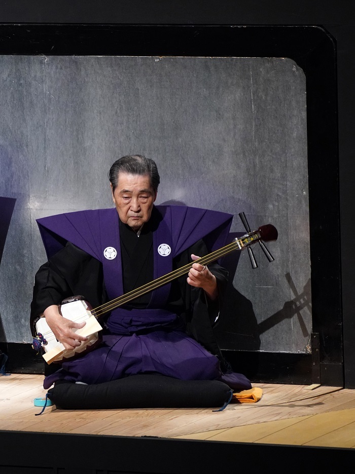 令和6年2月国立劇場文楽公演（日本青年館ホール）にて。 　　　　　　提供：国立劇場