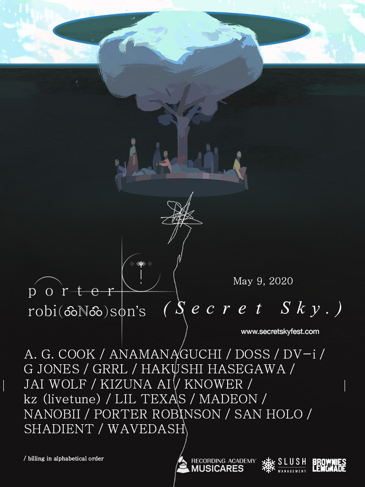 「Secret Sky Music Festival」ポスター