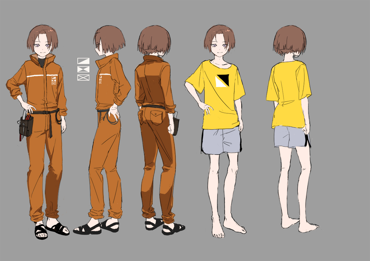 キャラクターデザイン　明（あきら） (C)︎2022 安田現象/Xenotoon
