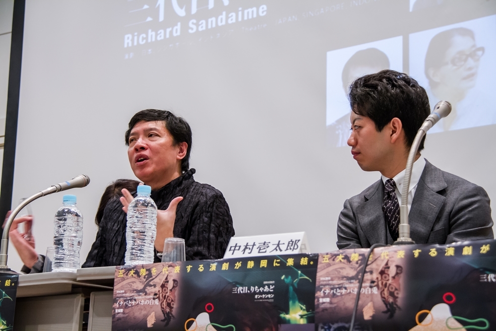 左からオン・ケンセン氏、中村壱太郎氏（写真提供：SPAC）
